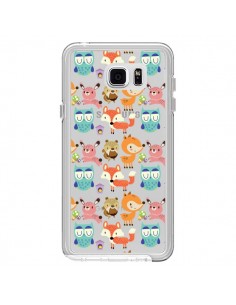 Coque Renard Ecureuil Lapin Hibou Transparente pour Samsung Galaxy Note 5 - Maria Jose Da Luz