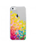 Coque iPhone 5/5S et SE Creation in Color Jaune Yellow Transparente - Ebi Emporium