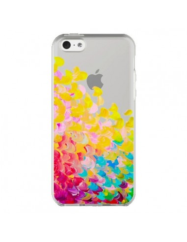 Coque iPhone 5C Creation in Color Jaune Yellow Transparente - Ebi Emporium