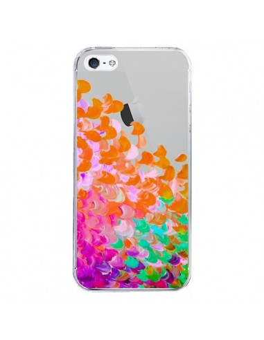 Coque iPhone 5/5S et SE Creation in Color Orange Transparente - Ebi Emporium