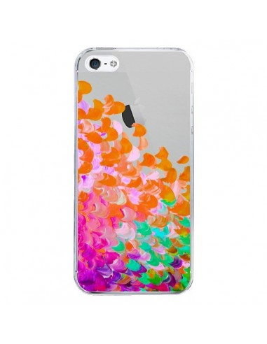 Coque iPhone 5/5S et SE Creation in Color Orange Transparente - Ebi Emporium