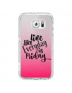 Coque Everyday Friday Vendredi Live Vis Transparente pour...