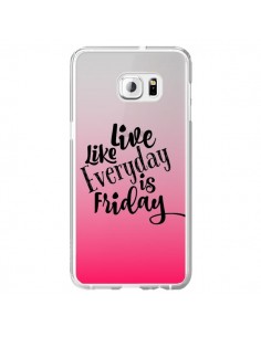 Coque Everyday Friday Vendredi Live Vis Transparente pour...