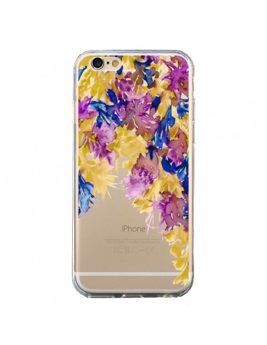 Coque iPhone 6 et 6S Cascade Florale Transparente - Ebi Emporium