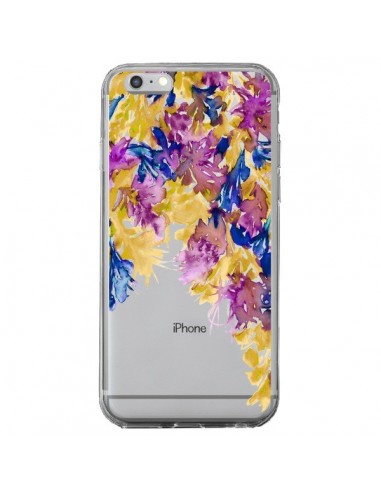 Coque iPhone 6 Plus et 6S Plus Cascade Florale Transparente - Ebi Emporium