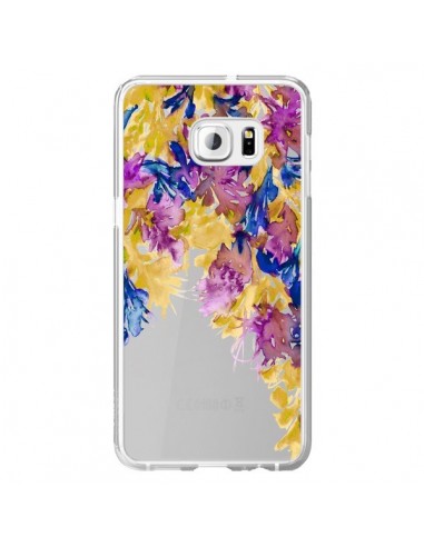 Coque Cascade Florale Transparente pour Samsung Galaxy S6 Edge Plus - Ebi Emporium