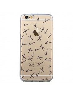 Coque iPhone 6 et 6S Cross Croix Check Transparente - Ebi...