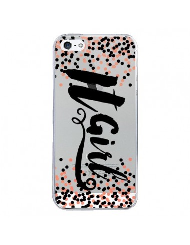 Coque iPhone 5/5S et SE It Girl Transparente - Ebi Emporium