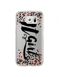 Coque It Girl Transparente pour Samsung Galaxy S6 Edge -...