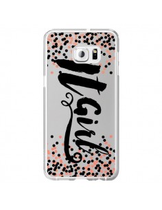 Coque It Girl Transparente pour Samsung Galaxy S6 Edge...