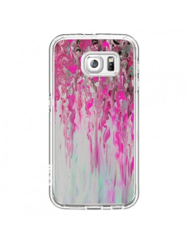 Coque Tempête Rose Transparente pour Samsung Galaxy S6 - Ebi Emporium