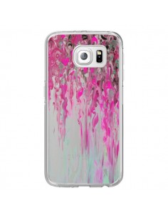 Coque Tempête Rose Transparente pour Samsung Galaxy S6...