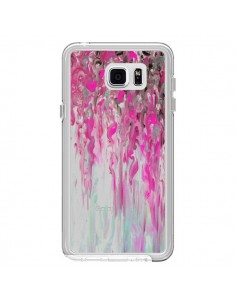 Coque Tempête Rose Transparente pour Samsung Galaxy Note...