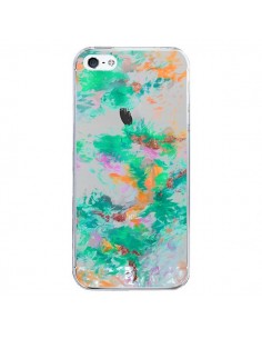 Coque iPhone 5/5S et SE Mermaid Sirene Fleur Flower...