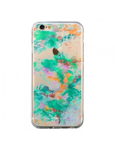 Coque iPhone 6 et 6S Mermaid Sirene Fleur Flower Transparente - Ebi Emporium