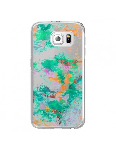 Coque Mermaid Sirene Fleur Flower Transparente pour Samsung Galaxy S6 Edge - Ebi Emporium