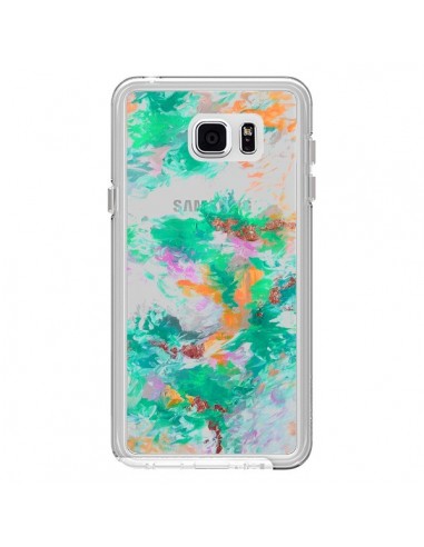 Coque Mermaid Sirene Fleur Flower Transparente pour Samsung Galaxy Note 5 - Ebi Emporium