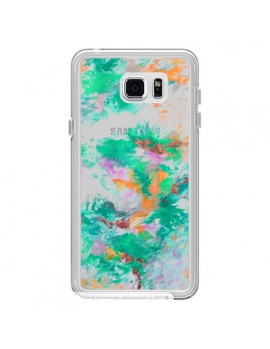 Coque Mermaid Sirene Fleur Flower Transparente pour Samsung Galaxy Note 5 - Ebi Emporium