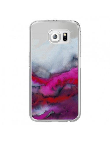 Coque Winter Waves Vagues Hiver Transparente pour Samsung Galaxy S6 Edge - Ebi Emporium