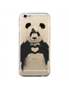Coque iPhone 6 et 6S Panda All You Need Is Love...