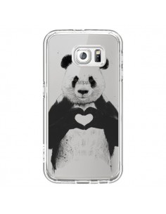Coque Panda All You Need Is Love Transparente pour...