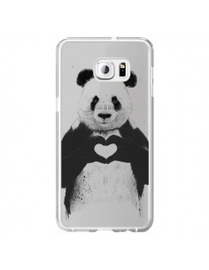 Coque Panda All You Need Is Love Transparente pour...