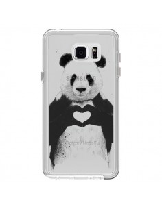 Coque Panda All You Need Is Love Transparente pour...