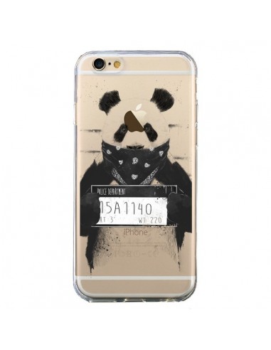 Coque iPhone 6 et 6S Bad Panda Transparente - Balazs Solti