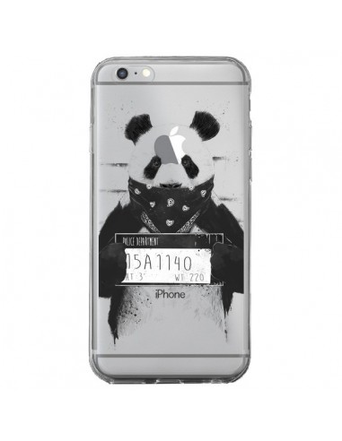 Coque iPhone 6 Plus et 6S Plus Bad Panda Transparente - Balazs Solti