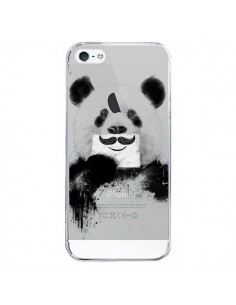 Coque iPhone 5/5S et SE Funny Panda Moustache...