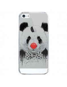 Coque iPhone 5/5S et SE Clown Panda Transparente - Balazs...