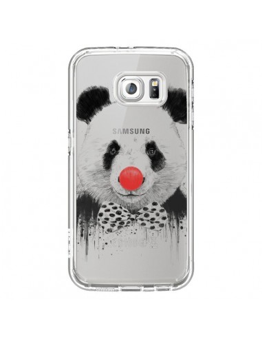 Coque Clown Panda Transparente pour Samsung Galaxy S6 - Balazs Solti