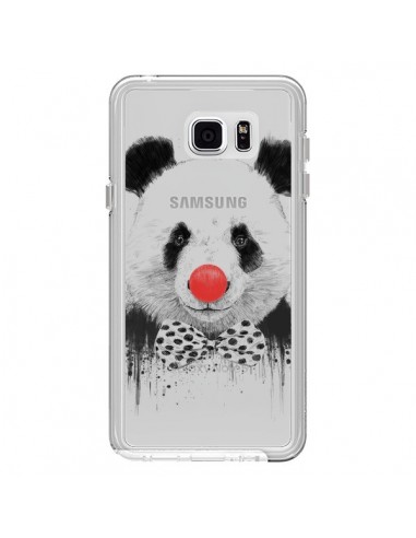 Coque Clown Panda Transparente pour Samsung Galaxy Note 5 - Balazs Solti