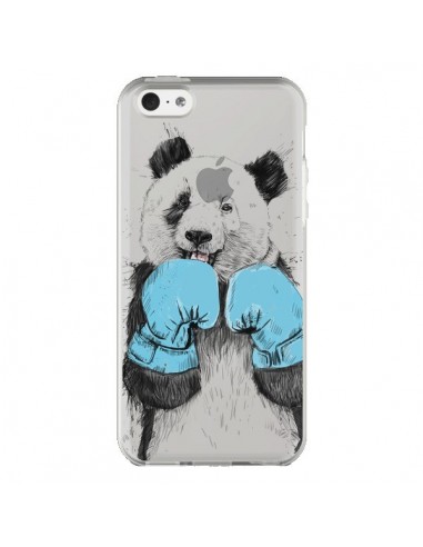 Coque iPhone 5C Winner Panda Gagnant Transparente - Balazs Solti