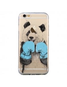 Coque iPhone 6 et 6S Winner Panda Gagnant Transparente -...