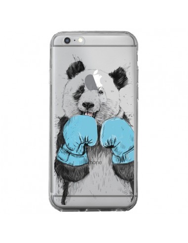 Coque iPhone 6 Plus et 6S Plus Winner Panda Gagnant Transparente - Balazs Solti