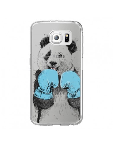 Coque Winner Panda Gagnant Transparente pour Samsung Galaxy S6 Edge - Balazs Solti