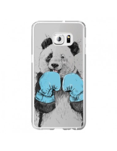 Coque Winner Panda Gagnant Transparente pour Samsung Galaxy S6 Edge Plus - Balazs Solti