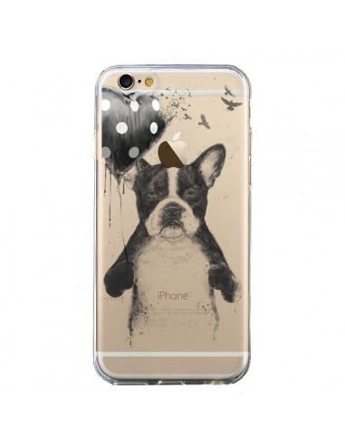 Coque iPhone 6 et 6S Love Bulldog Dog Chien Transparente - Balazs Solti