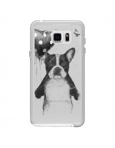 Coque Love Bulldog Dog Chien Transparente pour Samsung...