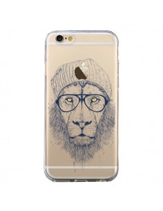 Coque iPhone 6 et 6S Cool Lion Swag Lunettes Transparente...