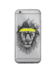 Coque iPhone 6 Plus et 6S Plus Hipster Lion Transparente...