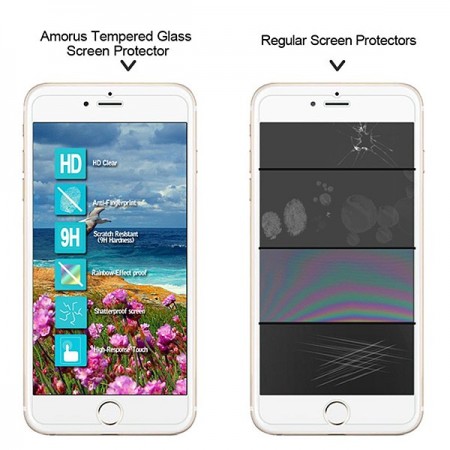 Film en verre trempé Anti-Casse Anti-Explosion Avant pour iPhone 6 et 6S (4,7")