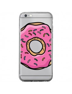 Coque iPhone 6 Plus et 6S Plus Donuts Rose Transparente -...