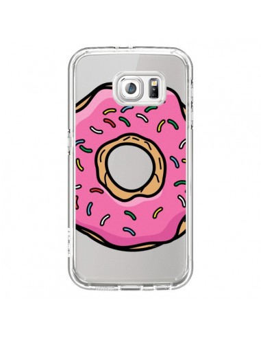 Coque Donuts Rose Transparente pour Samsung Galaxy S6 - Yohan B.
