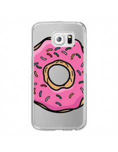 Coque Donuts Rose Transparente pour Samsung Galaxy S7...