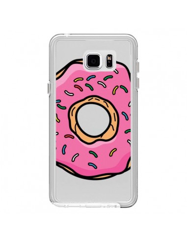 Coque Donuts Rose Transparente pour Samsung Galaxy Note 5 - Yohan B.