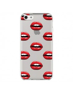 Coque iPhone 5C Lèvres Rouges Lips Transparente - Yohan B.