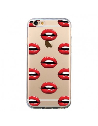 Coque iPhone 6 et 6S Lèvres Rouges Lips Transparente - Yohan B.