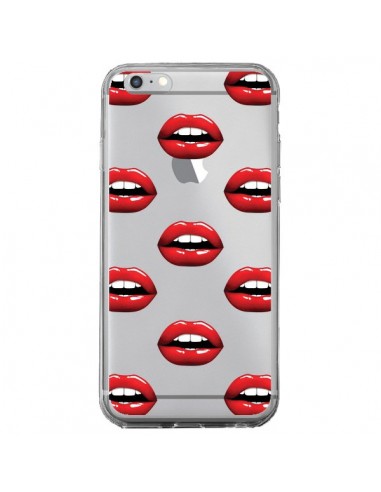 Coque iPhone 6 Plus et 6S Plus Lèvres Rouges Lips Transparente - Yohan B.